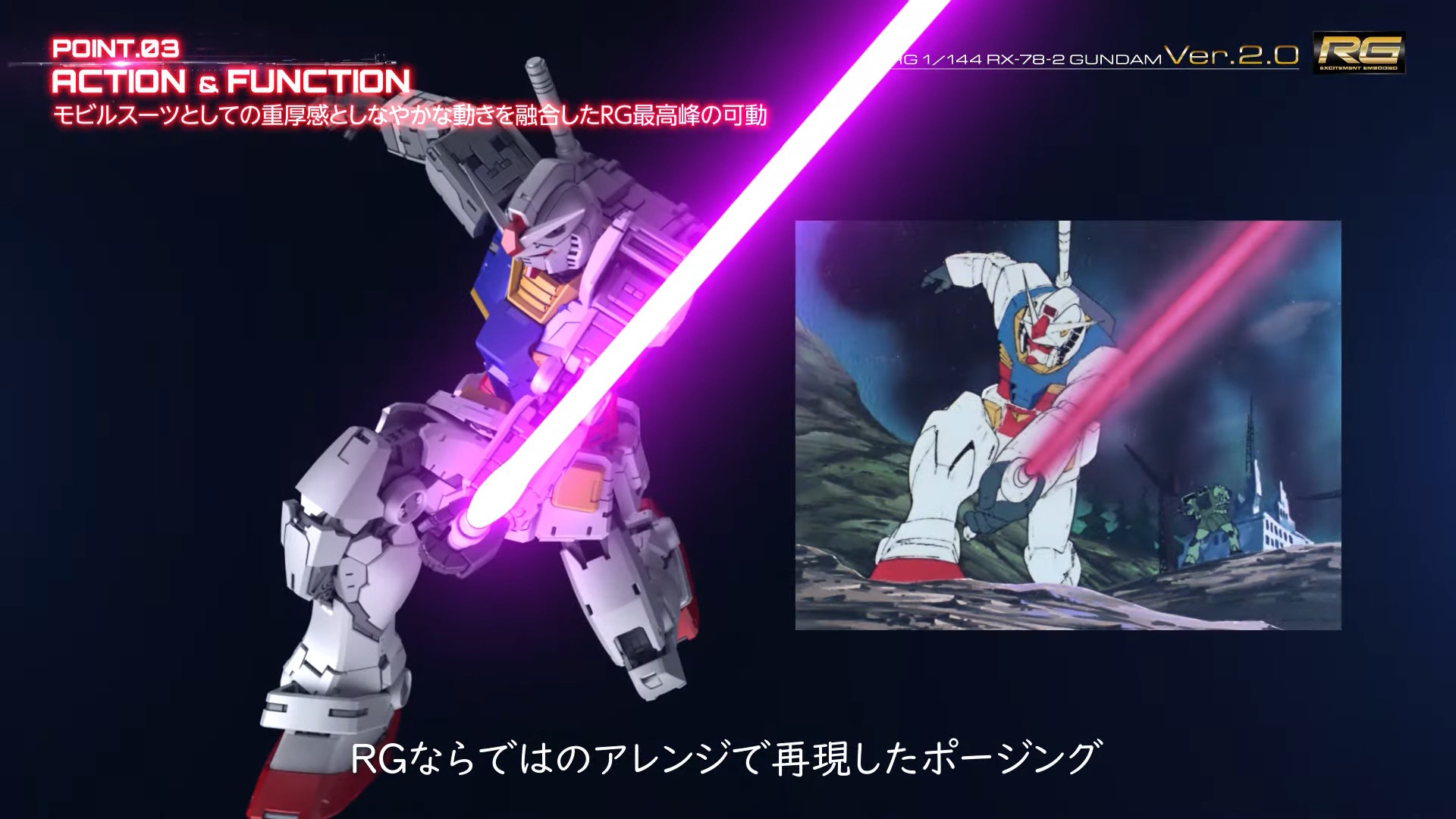 最初期のRGガンプラが“Ver.2.0”に進化！究極の解像度を持った