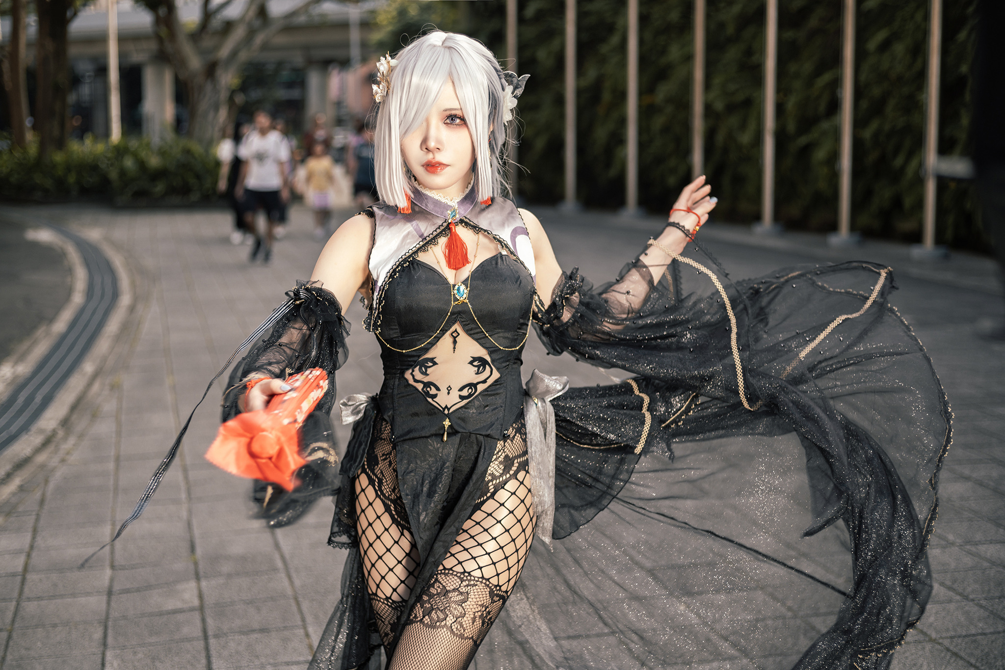 パンスト履いたコスプレイヤー画像 