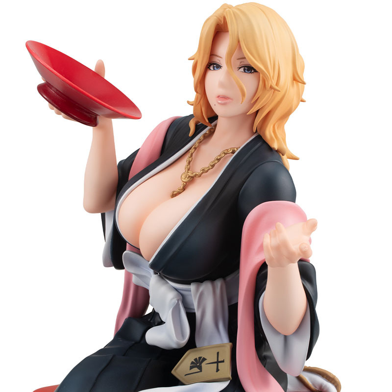 シ*ラ様 G.E.M.シリーズ BLEACH 松本乱菊 千年血戦篇 ほろ酔いve BLEACH 千年血戦篇」より「松本乱菊」が“ほろ酔いver”で立体化