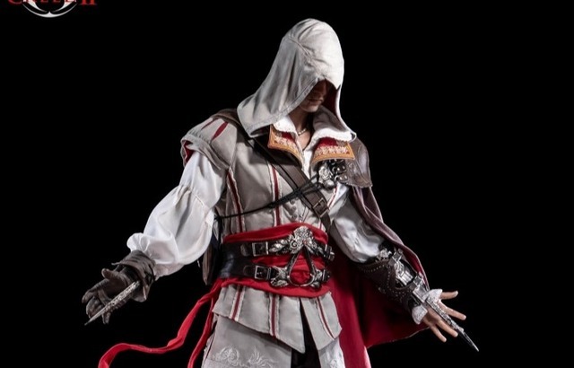 アサシンクリード　フィギュア　スタチュー　エツィオ　1/10　IRON アサシンクリード フィギュア スタチュー エツィオ 1/10 IRON