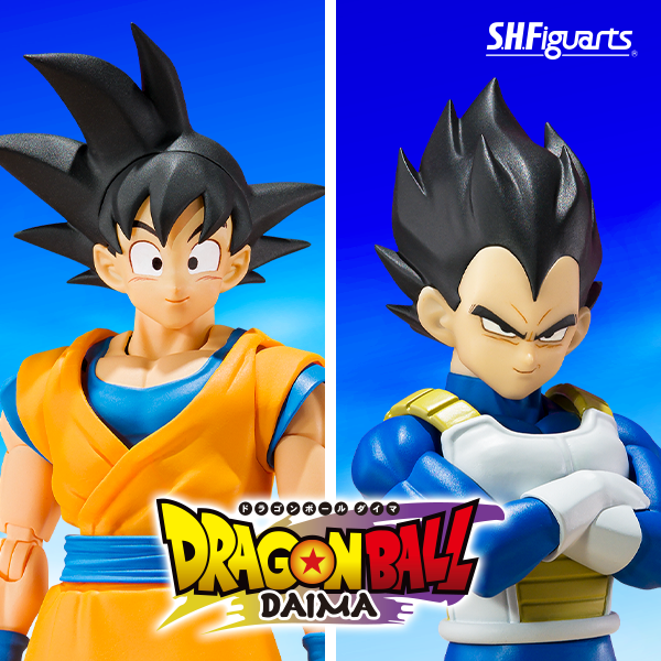 新作アニメ「ドラゴンボールDAIMA」より「孫悟空」と「ベジータ