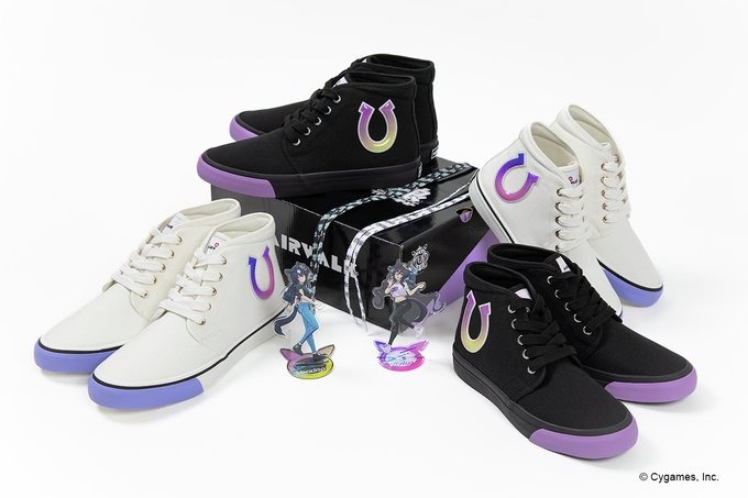 ウマ娘 AIRWALK コラボスニーカー ブラック ヴィルシーナ - メルカリ