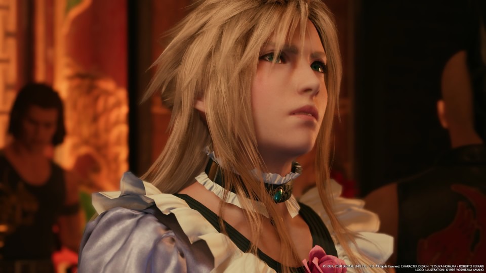 FF7リメイク』女装クラウドの“開発初期アート”、まだまだ出て