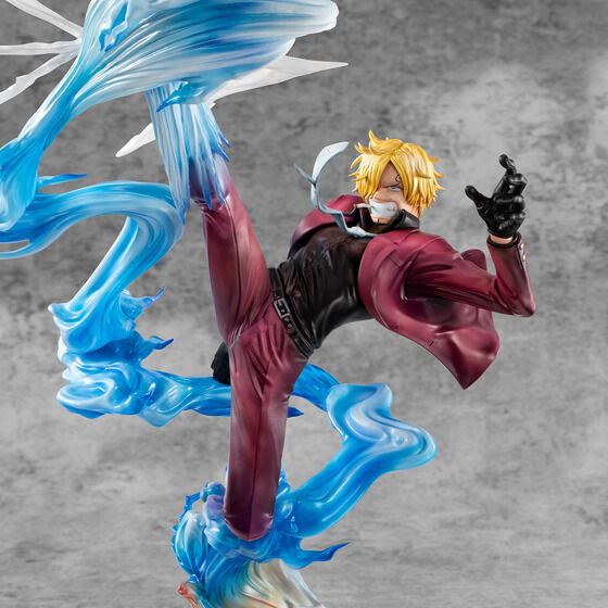 ワンピース フィギュア 攻撃的ポーズ ワンピース」より鬼ヶ島討ち入り時の「サンジ」がフィギュア化