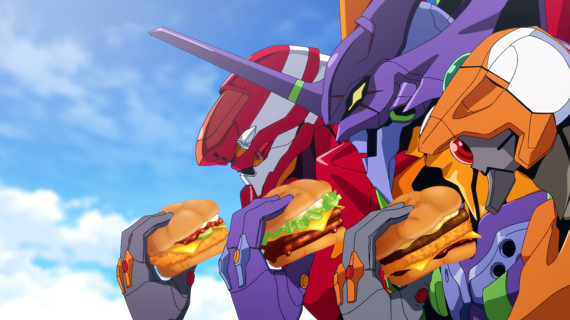 あんたバーガー！？マック×「エヴァ」コラボ第2弾のCMがパロディ