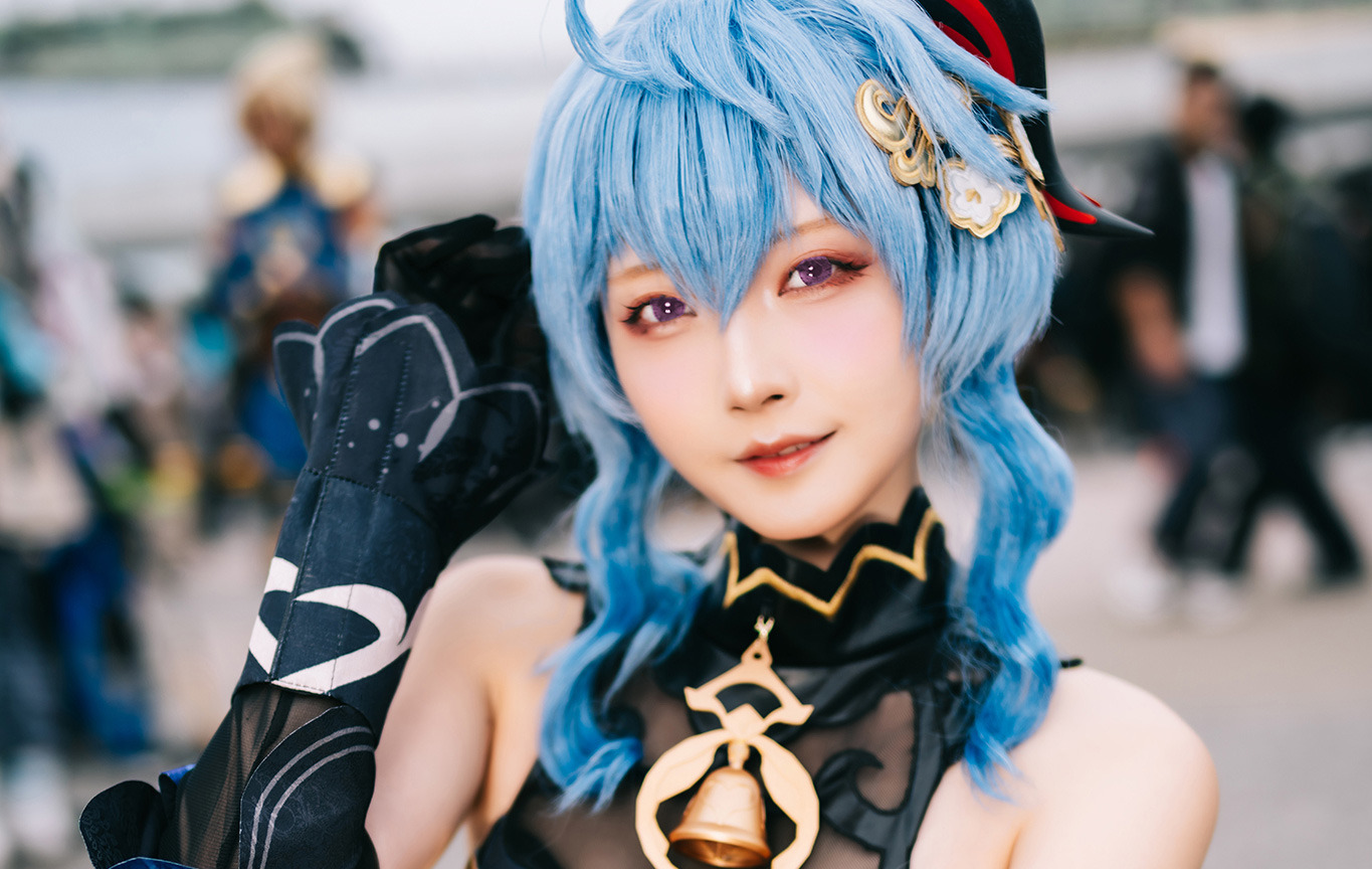コスプレ】『原神』甘雨の優雅な佳節の衣装を“本場”でお披露目
