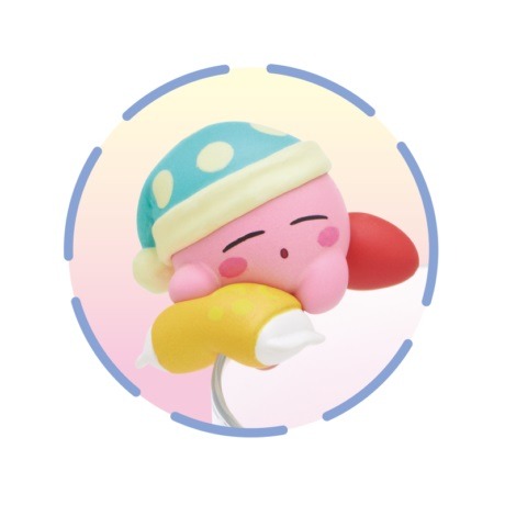 カービィがコップのフチですやすや眠る…『星のカービィ