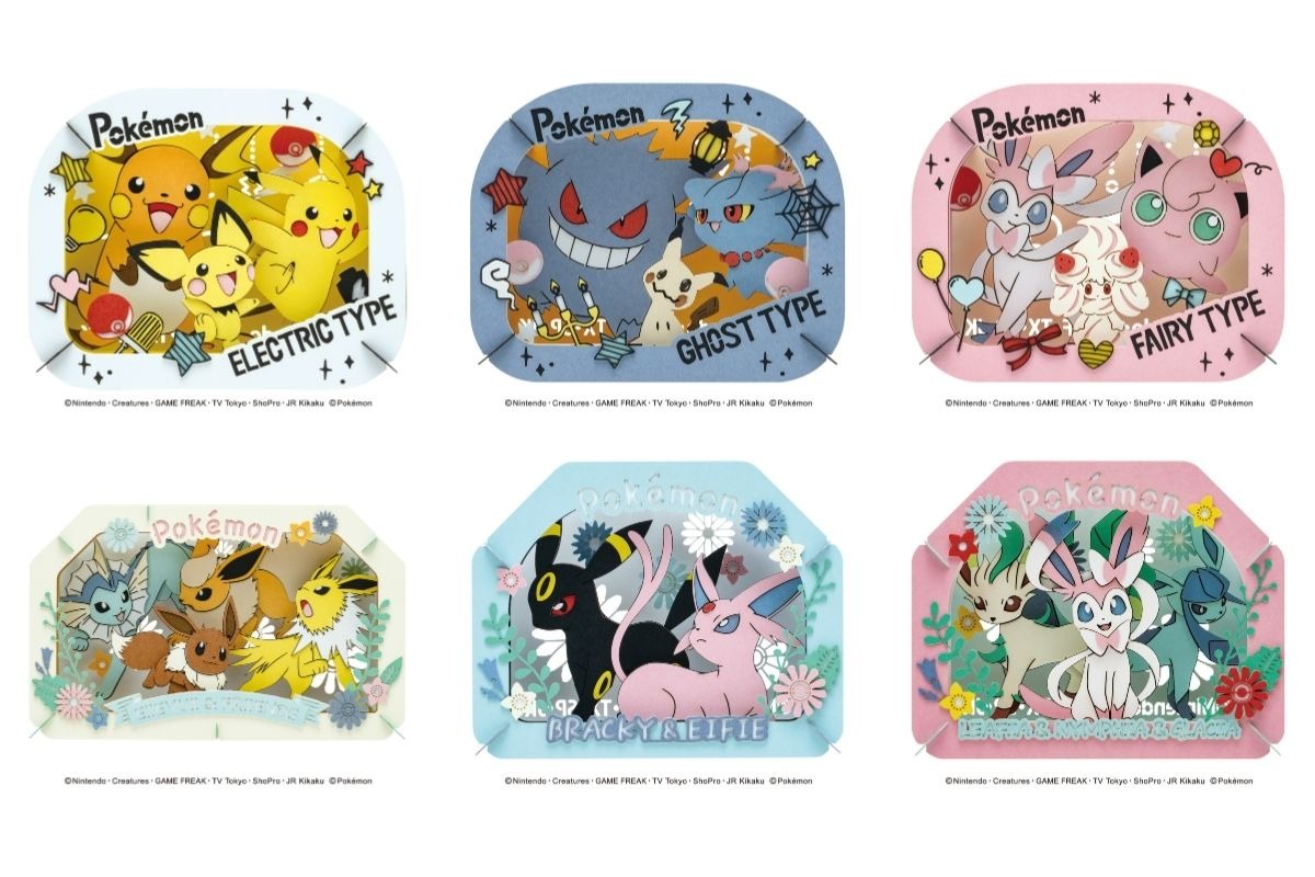 人気ポケモンたちが紙で作るクラフトキットになって大集合