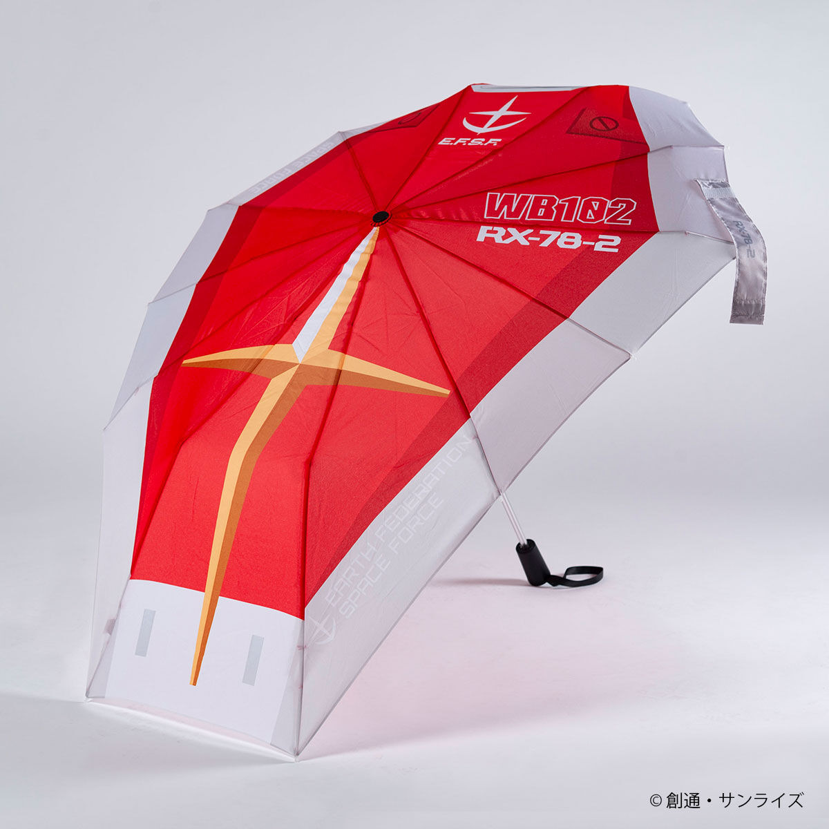 見せてもらおうか、盾型折りたたみ傘の性能とやらを！ガンダム