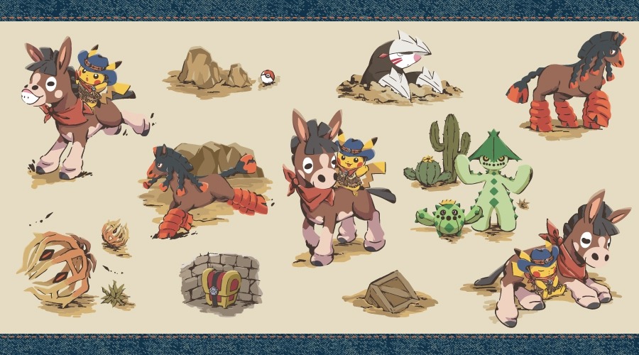 Run Run ! Desert ピカチュウ ぬいぐるみ ＆マスコット 2点 マスコット Run Run ! Desert ピカチュウ ｜【公式】ポケモン