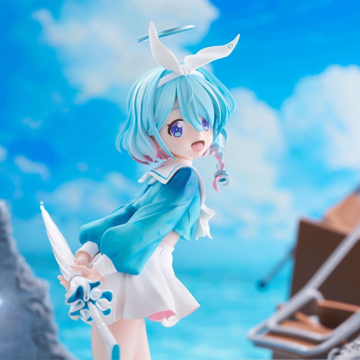 【2月9日まで出品】【あみあみ限定版】ブルアカ アロナ　笑顔フェイスパーツ付き アプリゲーム『ブルーアーカイブ』より、システム管理者「アロナ