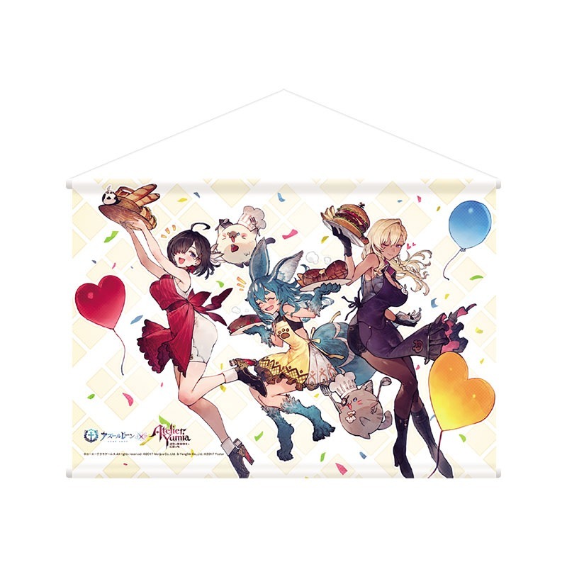 アズールレーン ライザのアトリエ コラボ クッション ライザ ライザの着せ替えイラストも復刻！『アズレン』×『ユミアの
