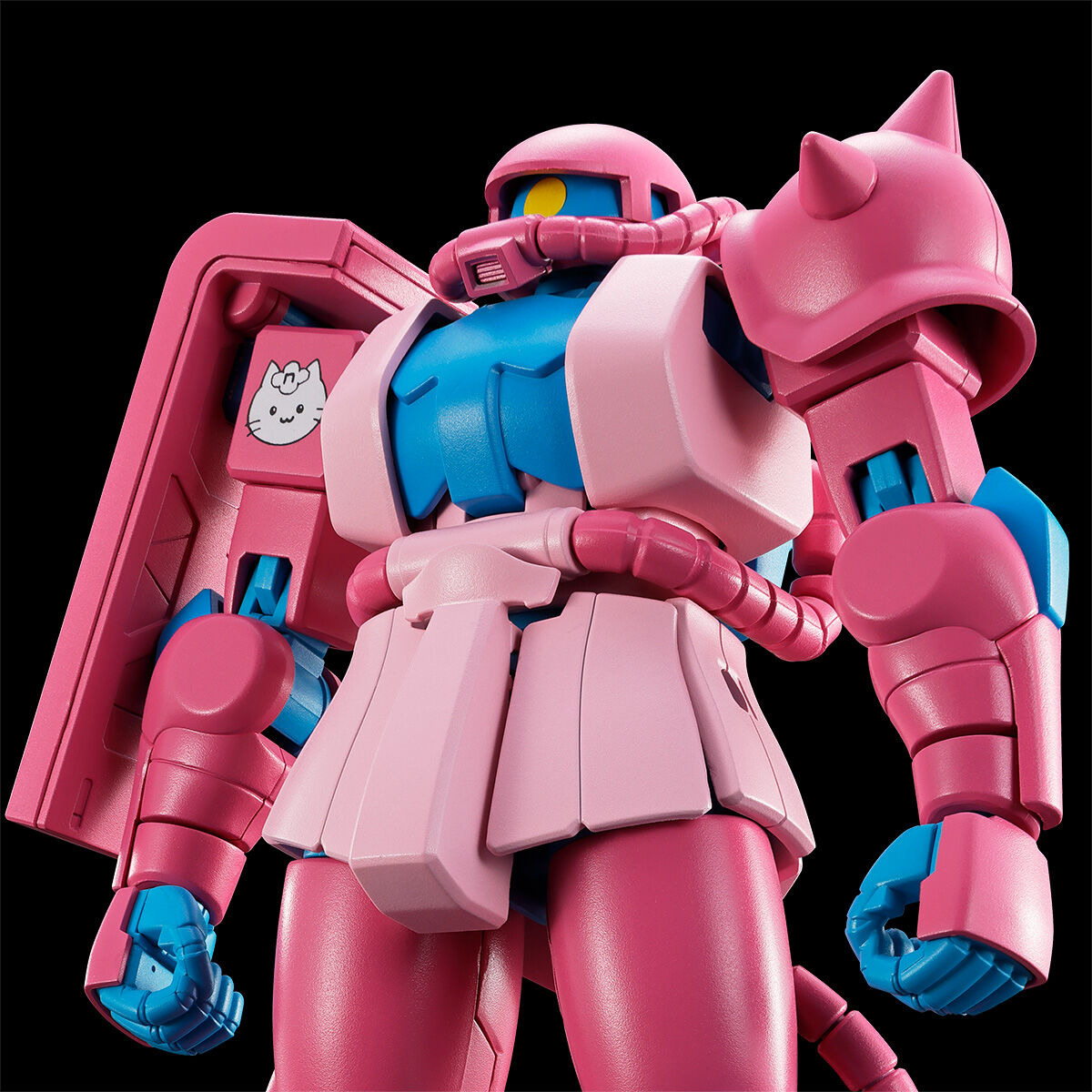 ピンク・ブルーのビビットカラーが強烈！ドラマ公式ガンプラ「HG