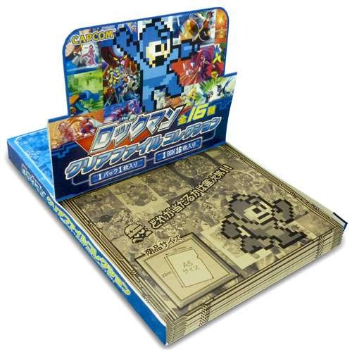 歴代『ロックマン』シリーズをデザインしたクリアファイルや