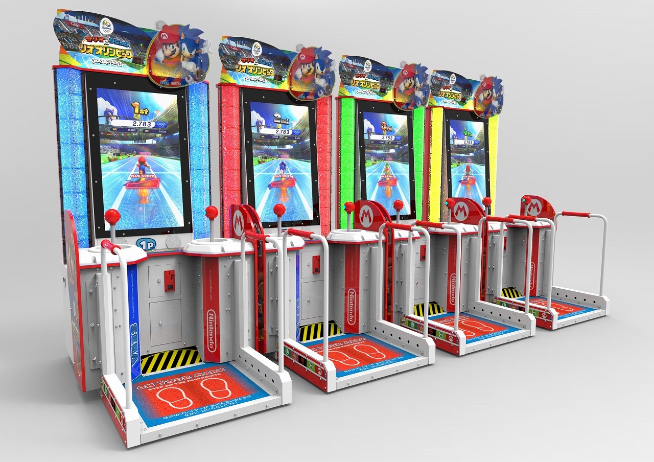 SEGA セガ マリオ&ソニック リオオリンピック アーケードゲーム 取扱説明書 AC『マリオ＆ソニック AT リオオリンピック』ロケテが1月6日まで