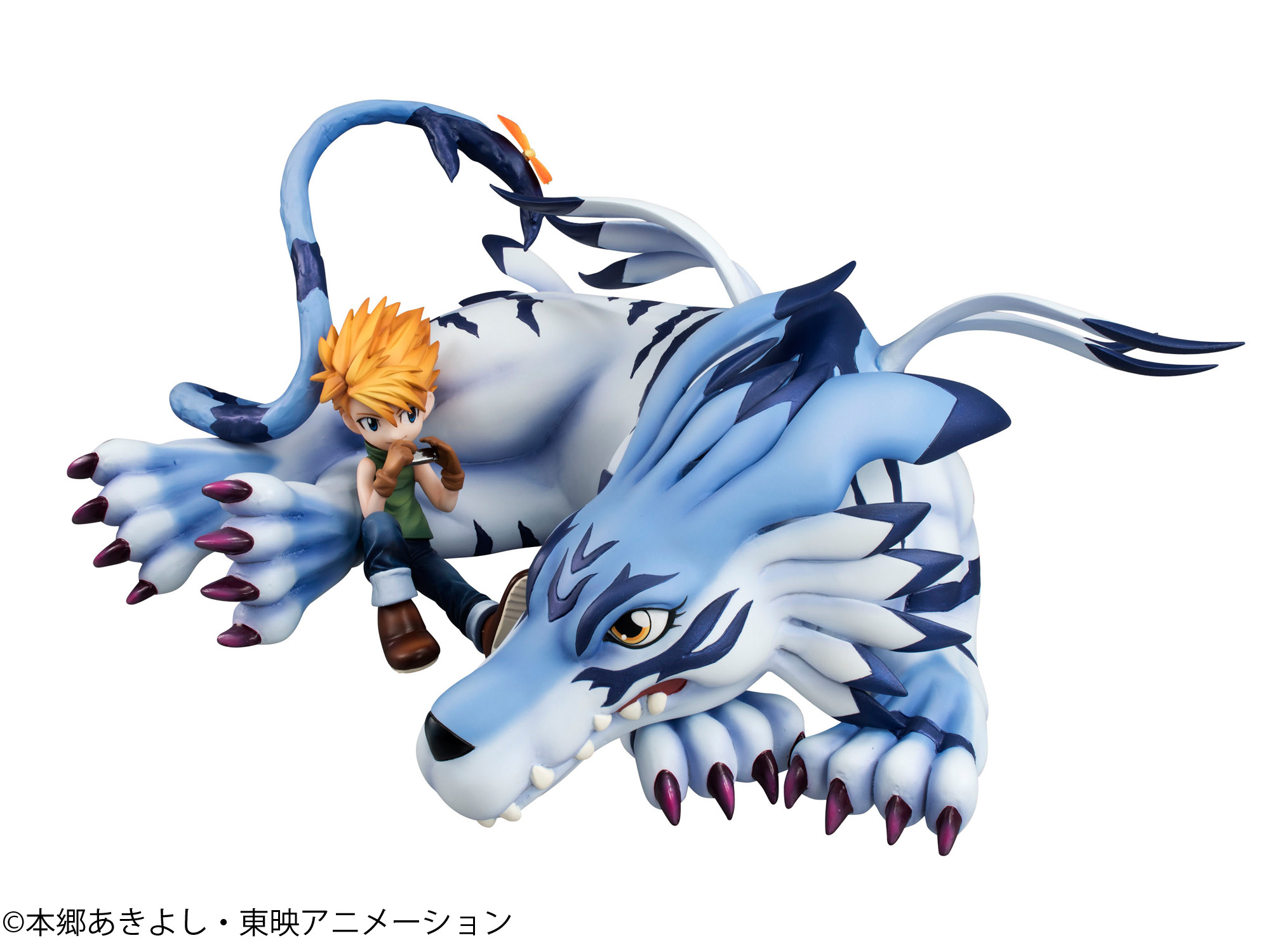 デジモン「ガルルモン＆石田ヤマト」がフィギュア化、G.E.M.