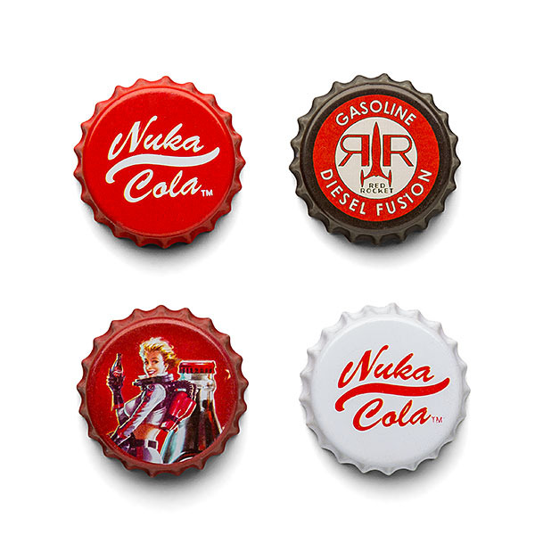 Fallout 4』「ヌカコーラ」キャップ風マグネット＆ボトル