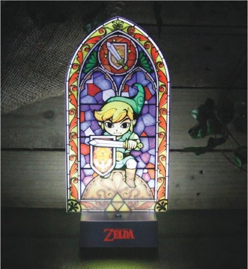 ゼルダの伝説』「トゥーンリンク」のステンドグラス風ライトが