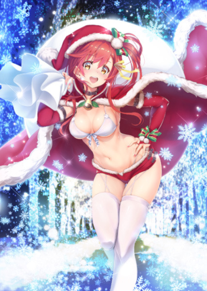 アンジュ・ヴィエルジュ』クリスマスイベント開催！サンタ姿の美少女