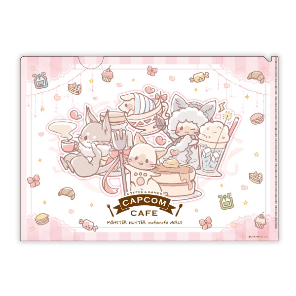 カプコンカフェ モンスターハンター　もふもふわーるど 限定 アクリルキーホルダー カプコンカフェ×「モンスターハンター もふもふわーるど」コラボ