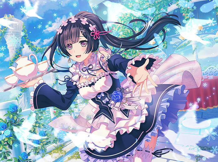 バンドリ！』×「リゼロ」新たに「白金燐子」の特訓後イラスト