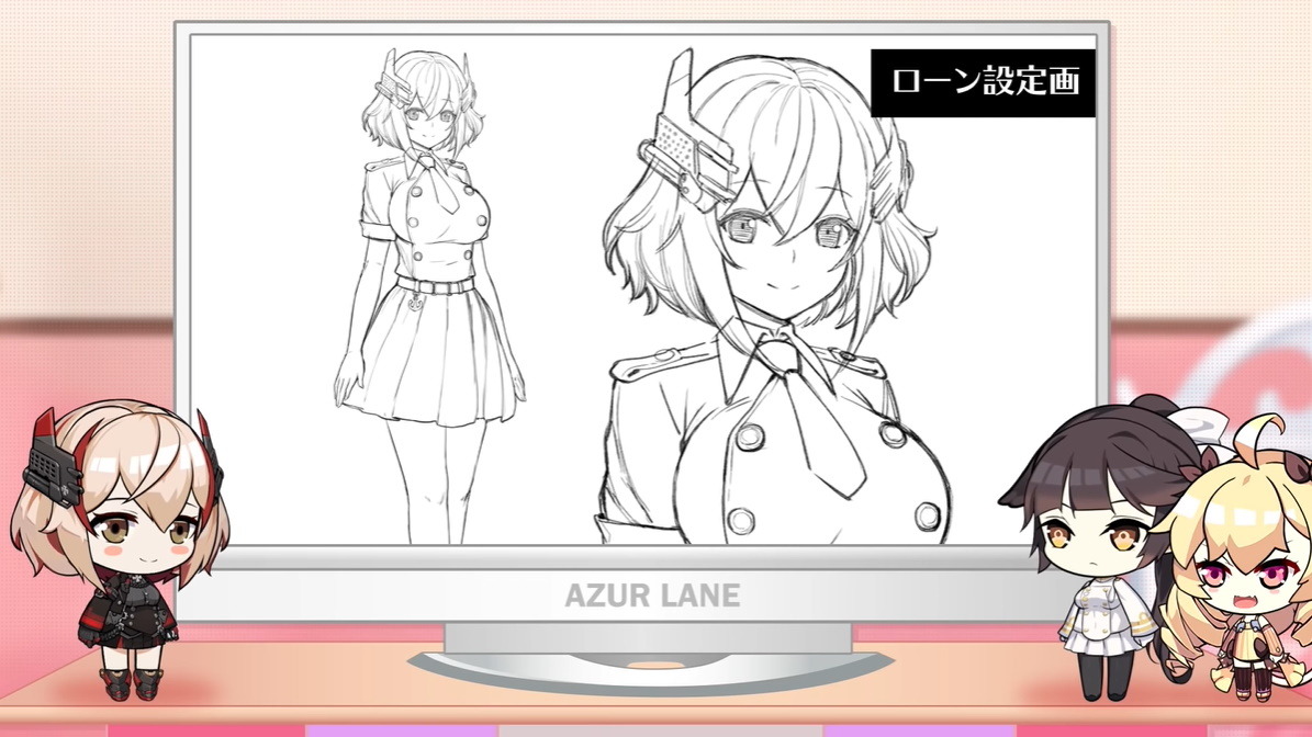 アズレン クロスウェーブ』DLC第3弾は「ローン」に決定！設定画＆艤装