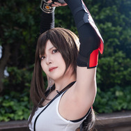 【コスプレ】脇チラな勝利ポーズにグッとくる！『FF7』ティファが躍動感あふれるポージングと美しいスタイルで魅了する【写真9枚】