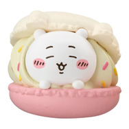 「ちいかわ」たちが、マカロンになっちゃった！上に乗った生地もお顔になっているガシャポン「きゃらまかろん」全4種がどれも可愛い