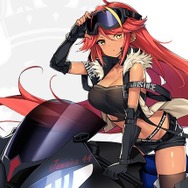 『アズールレーン』軽巡「ジャマイカ」の新衣装「Dark Bolt」が公開―バイクと共に”イカス”姿で登場!