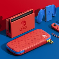 マリオモチーフのスイッチ本体特別セット「Nintendo Switch マリオレッド×ブルー セット」予約受付スタート！