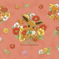 『ポケモン』イーブイやロコンを描いた新グッズ「Fleur de Coquelicot」が、3月25日より発売！ポピーの花を春らしくデザイン