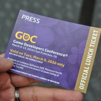 【GDC2010】ランチレポートVol.1 なんと今年はランチ有料 