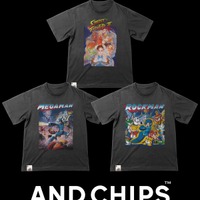 カプコンの新アパレルブランド「＆CHIPS」が発表！第1弾は『ストリートファイター』『ロックマン』シリーズのヴィンテージ風Tシャツ