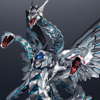 隙間から輝く光が眩しい…！「遊戯王」より「サイバー・エンド・ドラゴン」がメタリック＆きらびやかにフィギュア化