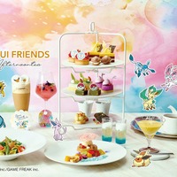 『ポケモン』イーブイフレンズがカフェに大集合！“アフタヌーンティー”でブースターの炎のようなタルトなど見た目も味も高級スイーツが楽しめる