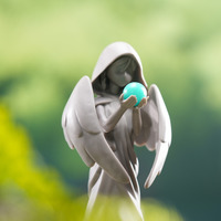 『原神』より「七天神像（モンド）」がフィギュアライト化！球体と台座部分が神秘的に光り輝く