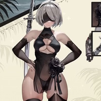 水着2Bの太ももがムチムチ！『勝利の女神：NIKKE』×『ニーア』コラボ復刻で新たに“水着コスチューム”を追加