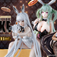 『勝利の女神：NIKKE』新作一番くじ全ラインナップ公開！目玉はバニー衣装の“背中で魅せる”フィギュア、“リップデザイン付き”チャームも注目