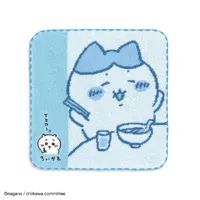 「ちいかわ」2枚を並べると1つの絵になる！ラーメンを食べるハチワレ＆シーサーなど、新作タオルハンカチ全6種が7月18日発売