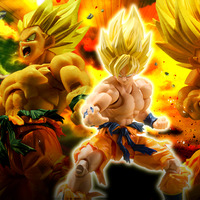 “クリリンのことかー!!!!!”「ドラゴンボールZ」より「スーパーサイヤ人孫悟空」アクションフィギュアが再販！かめはめ波用エフェクトパーツも同梱