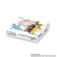 『FF』ゲーム開封前のワクワクする気持ちが蘇る！当時のパッケージ風梱包のTシャツや『VI』までのキャラクターグッズがラインナップ