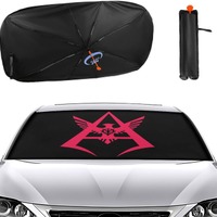 【ガンダムファン必見】真夏の車内が“シャア専用ザク”になるサンシェードが熱すぎた…！実用性も見た目も大勝利