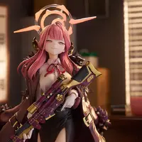 スカートからのぞく太もも！『ブルアカ』アルがフィギュア化ーニコッと笑った差し替え表情パーツなど、クールな「アウトロー」の魅力を表現