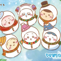 ちいかわたちが“ゆきだるま”になっちゃった！雪にくるまれてまん丸な姿が可愛い「新作エニマイくじ」セブン-イレブンで発売決定