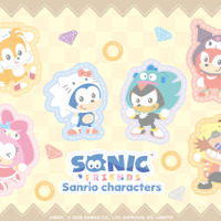 ハローキティとソニックの可愛いぬいぐるみ！「SONIC & FRIENDS」×サンリオコラボ商品が11月7日発売―シャドウ×ハンギョドンのイラストもお披露目