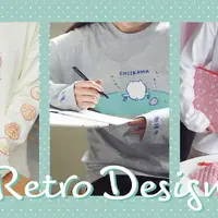 「ちいかわ」が草むしり検定に向けて勉強―新商品「レトロデザインシリーズ」にアパレルやポーチなど普段使いできるアイテムがズラリ