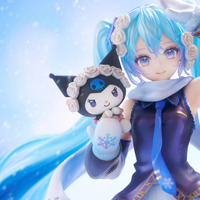 「雪ミク」×「クロミ」フィギュアが幻想的！ツインテールにはクリアパーツ、衣装はパール塗装により美しく変化