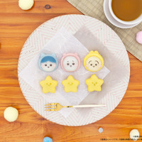 パジャマ姿の「ちいかわ」が和菓子に!ハチワレ、うさぎたち3パッケージで贈る「食べマスあそーと」再登場