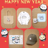 羽織を着て踊る「ちいかわ」たち！お正月にちなんだ新デザイン「HAPPY NEW YEAR」全6種がTalking Heads ODMに追加