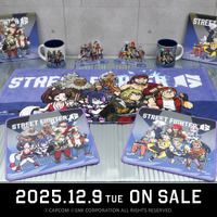 ジュリ、リュウ、エレナら人気キャラが勢揃い!『スト6』観虐先生描き下ろしのマウスパッドやマグカップなど、コラボグッズ全8種予約開始